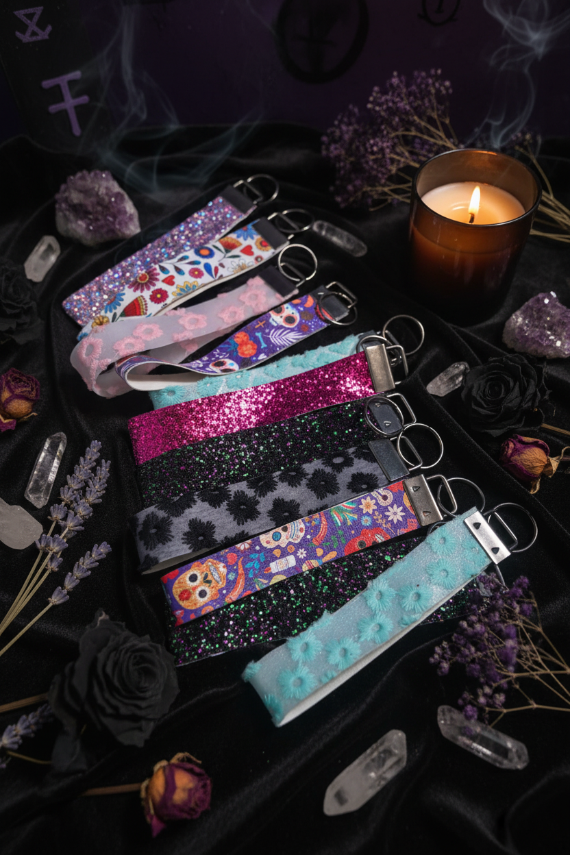 Key Fob Wristlets Witchy
