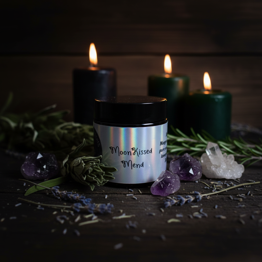 MoonKissed Mend - Witchy Background
