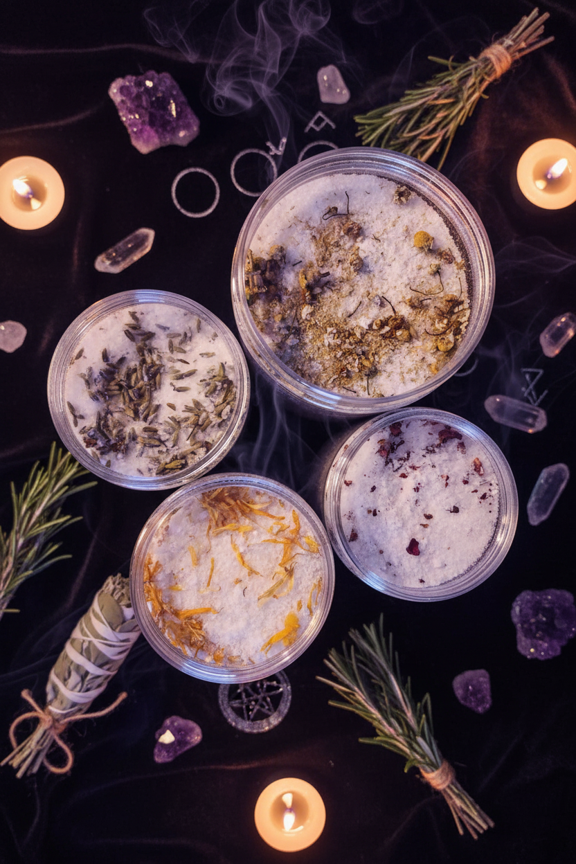 Witchy Botanical Bath Salts - Enhanced